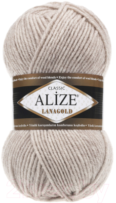 Изображение товара Пряжа для вязания Alize Lanagold 51% акрил, 49% шерсть / 585 (240м, камень)