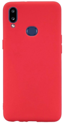 Чехол-накладка Case Matte для Galaxy A10s (красный, фирменная упаковка)