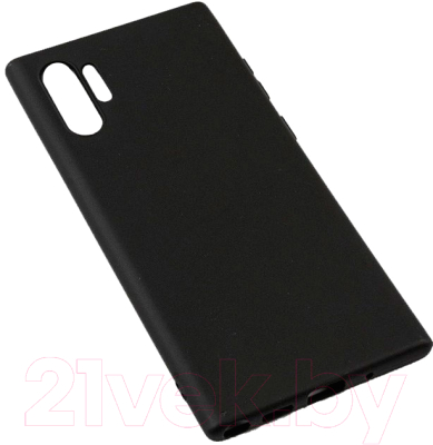 Чехол-накладка Case Matte для Galaxy Note 10 Plus (черный, фирменная упаковка)