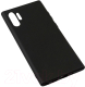 Чехол-накладка Case Matte для Galaxy Note 10 Plus (черный, фирменная упаковка) - 