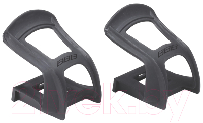 Туклипсы для педалей велосипедных BBB NoseTight M / BPD-95 (черный)