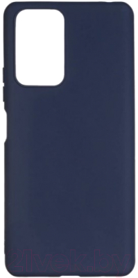 Чехол-накладка Case Matte для Redmi Note 10 Pro (4G) (темно-синий)