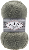 Пряжа для вязания Alize Superlana tig 25% шерсть, 75% акрил / 138 (570м, зеленый миндаль) - 