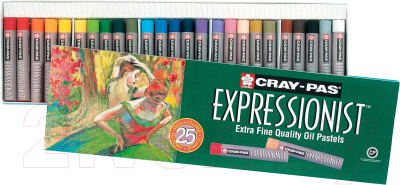 Набор масляной пастели Sakura Pen Expressionist / XLP25 (25цв)