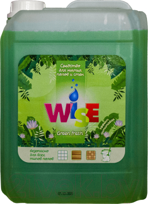 Чистящее средство для пола WISE Green Fresh для полов и стен (5л)