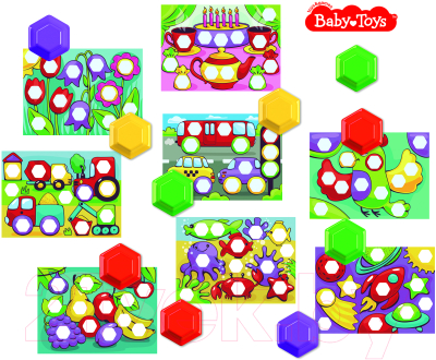 Настольная игра Baby Toys Games Цвет в цвет / 04377