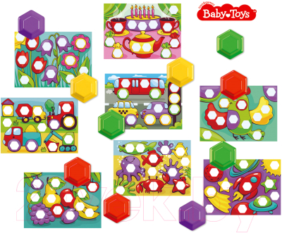 Настольная игра Baby Toys Games Цвет в цвет / 04377