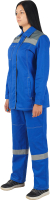 Комплект рабочей одежды Sardoba Tekstil Смена женский (р-р 40-42 / 158-164, василек / серый) - 