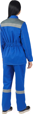 Комплект рабочей одежды Sardoba Tekstil Смена женский (р-р 48-50 / 170-176, василек / серый)