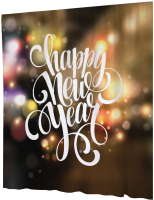 

Шторка-занавеска для ванны JoyArty, Новый год / sc_380824