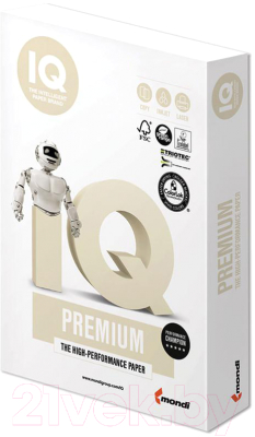 Бумага IQ Premium А4 200г/м (250л)