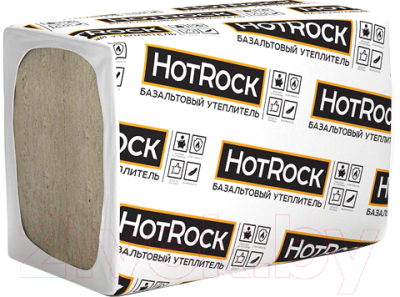 Минеральная вата HotRock Блок 1200х600x100 (упаковка)