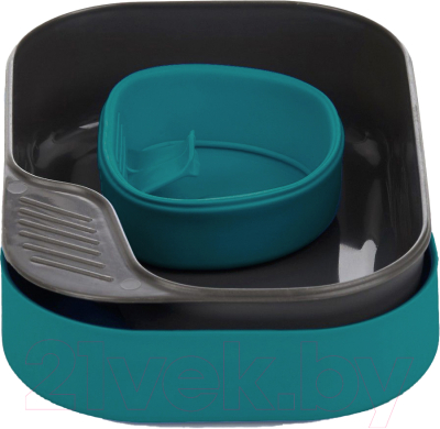 Набор пластиковой посуды Wildo Camp-A-Box Basic Bio / 6303 (azure)