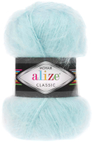 Пряжа для вязания Alize Mohair classic 25% мохер, 24% шерсть, 51% акрил / 522 (200м, айсберг) - 