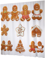 

Шторка-занавеска для ванны JoyArty, Сахарные пряники / sc_38349