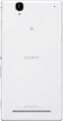 Смартфон Sony Xperia T2 Ultra Dual / D5322 (белый) - задняя панель