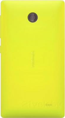 Смартфон Nokia X (желтый) - задняя панель