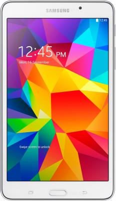 Планшет Samsung Galaxy Tab 4 7.0 / SM-T231 (3G, белый) - фронтальный вид
