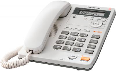 Проводной телефон Panasonic KX-TS2570 (белый) - общий вид