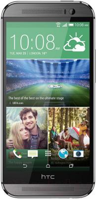 Смартфон HTC One / M8 (серый металлик) - общий вид