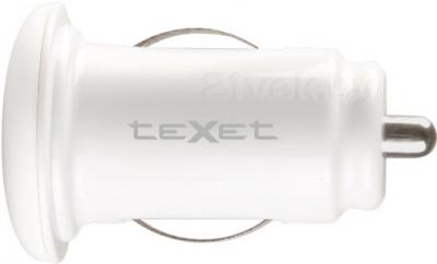 Зарядное устройство автомобильное Texet TPC-1003 (White) - вид сбоку
