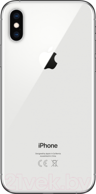 Смартфон Apple iPhone Xs 256GB / MT9J2 (серебристый)