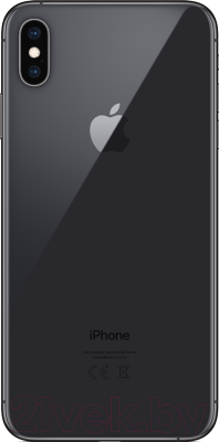 Смартфон Apple iPhone Xs Max 64GB / MT502 (серый космос)