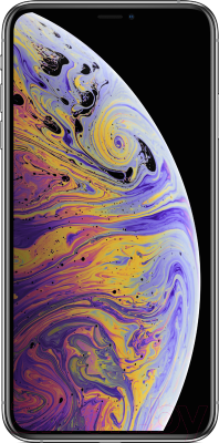 Смартфон Apple iPhone Xs Max 64GB / MT512 (серебристый)