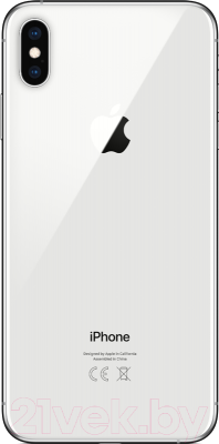 Смартфон Apple iPhone Xs Max 64GB / MT512 (серебристый)