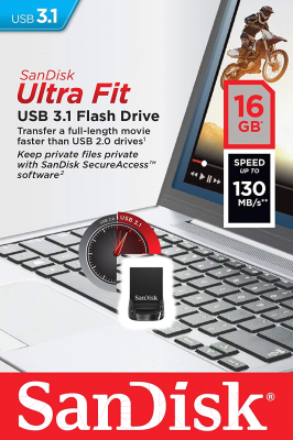 Usb flash накопитель SanDisk Ultra Fit 16GB (SDCZ430-016G-G46)