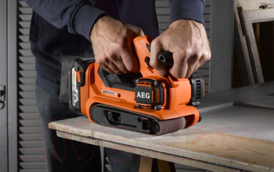 Профессиональная ленточная шлифмашина AEG Powertools BHBS 18-75BL (4935459582)