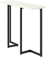 Барный стол Millwood Арлен 3 38-76x147x111 (дуб белый Craft/металл черный) - 
