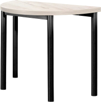 Обеденный стол Millwood Далис 1 (дуб белый Craft/металл черный) - 