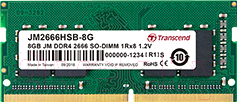 

Оперативная память DDR4 Transcend, JM2666HSB-8G