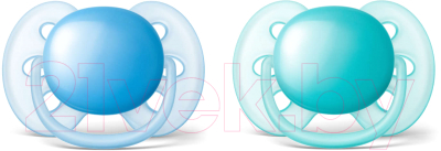 

Набор пустышек Philips AVENT, Синий;бирюзовый, Ultra Soft / SCF212/22