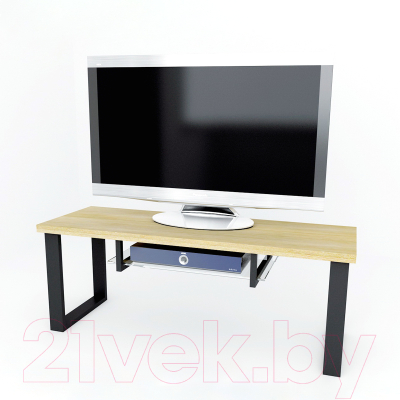 Тумба Millwood Neo Loft TVS-2 Л (дуб золотой Craft/металл черный)