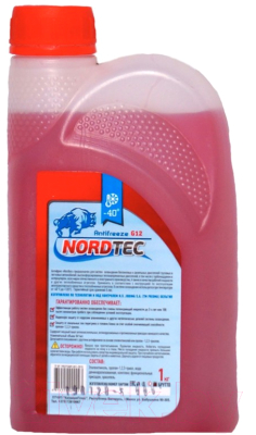 Антифриз Nordtec G12 -40 (1кг, красный)