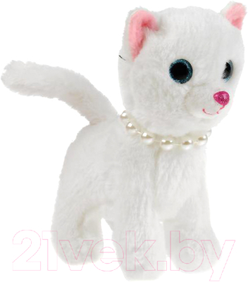 Мягкая игрушка Мой питомец Кошка с ожерельем / F80083-18X