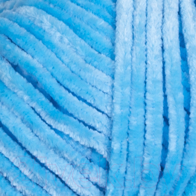 Пряжа для вязания Yarnart Velour 850 (170м, ярко-голубой)