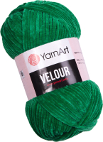 Пряжа для вязания Yarnart Velour 856 (170м, изумруд) - 