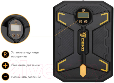 Автомобильный компрессор Deko DKCP150Psi-LCD / 063-1300