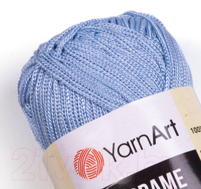 Пряжа для вязания Yarnart Macrame 100% полиэстер / 133 (130м, голубой)