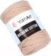 Пряжа для вязания Yarnart Macrame Cotton 20% полиэстер, 80% хлопок / 753 (225м, молочно-бежевый) - 