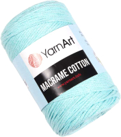 Пряжа для вязания Yarnart Macrame Cotton 20% полиэстер, 80% хлопок / 775 (225м, мята) - 