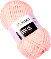 Пряжа для вязания Yarnart Dolce 100% микрополиэстер / 764 (120м, персиковый) - 