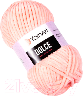 Пряжа для вязания Yarnart Dolce 100% микрополиэстер / 764 (120м, персиковый)