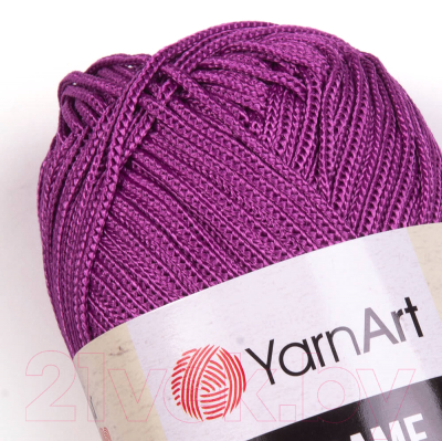 Пряжа для вязания Yarnart Macrame 100% полиэстер / 161 (130м, лиловый)