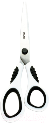 Изображение товара Ножницы канцелярские Milan Soft / BWM10150 (белый/черный)