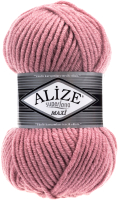 Пряжа для вязания Alize Superlana Maxi 75% акрил, 25% шерсть / 204 (100м, античная роза) - 