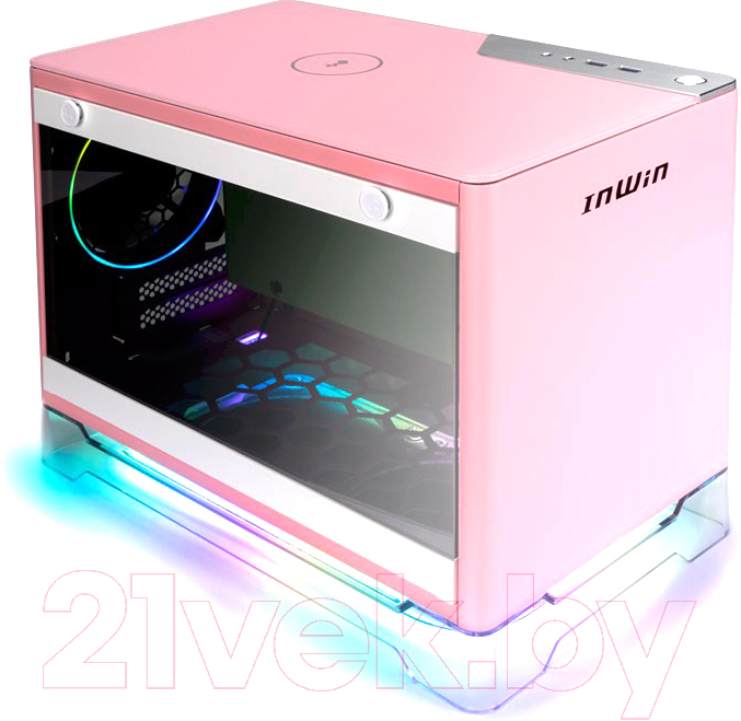 Корпус для компьютера In Win CF08A A1 Plus 650W / IW-A1PLUS-PINK (розовый)